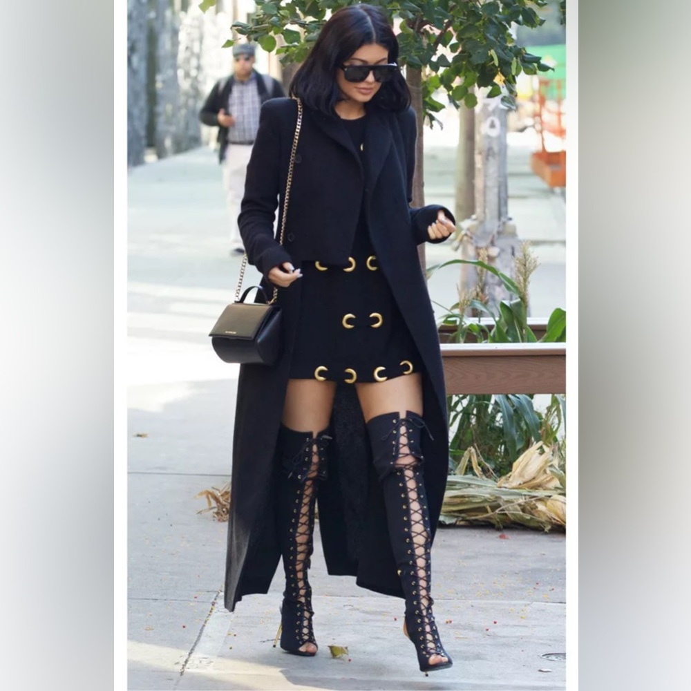 TOM FORD Canvas Over The Knee Boots Sz 38 US 7 - Picture 2 of 16